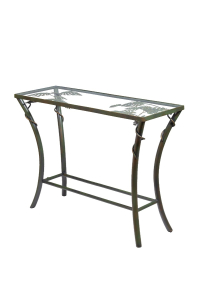 Green Leaves Console Table