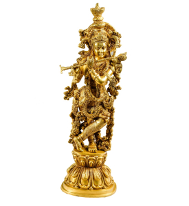 24 Inch Brass Krishna