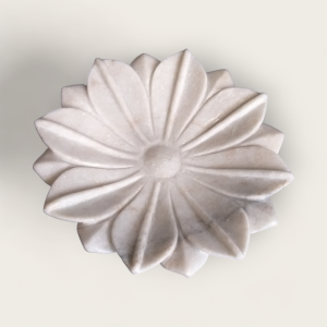 Marble Lotus Bowl