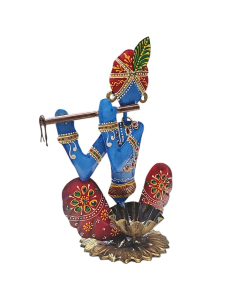 Krishna Candle Holder