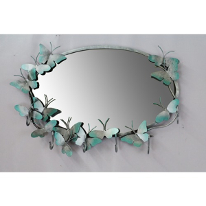 Turquoise Butterfly Mirror