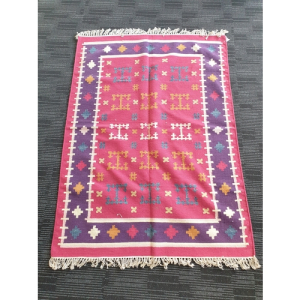 Handmade Wool Durrie (178cm x 130cm)