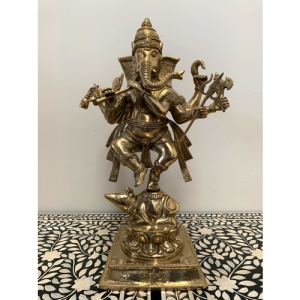 Brass Dancing Ganesha