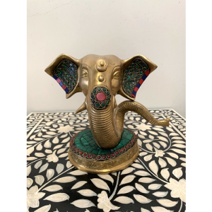 Brass Ganesha Face
