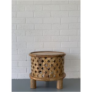 Wooden Round Side Table