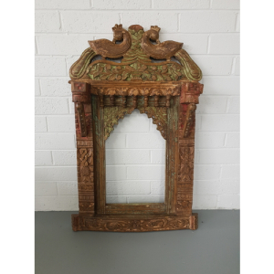 Antique Peacock Jharokha (Green)