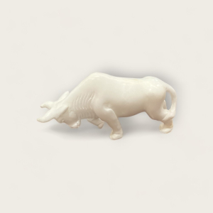 White Marble Animal (Assorted Animals)-Bull