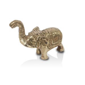 Brass Elephant Trunk Down (Assorted Sizes)