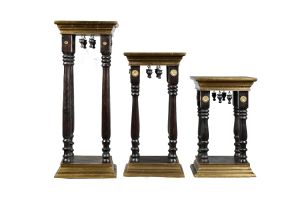 Brass Fitted Planter Stool