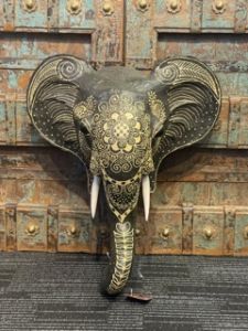 Paper Mâché Elephant Head