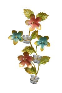 Iron 3 Glass Tea Light