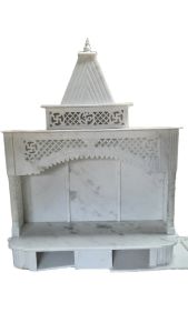 White Marble Temple Jali Design