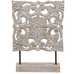 Mandala Carved Stand