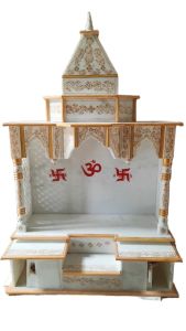 Marble Om Painted Temple