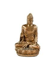 Resin Buddha Copper Finish