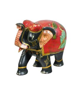 Wooden Elephant Decor