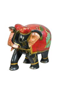 Wooden Elephant Decor