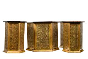 Iron Mesh Design Stool