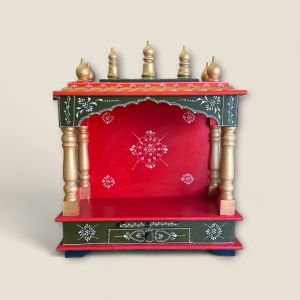 Orange Hand Painted Temple