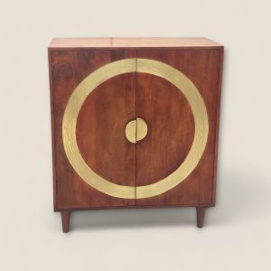 Wooden Bar with Brass Fitting (Assorted Colours)