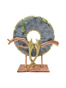 Golden Birds Table Decor
