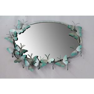 Turquoise Butterfly Mirror