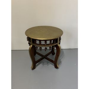 Round Metal Fitted Side Table