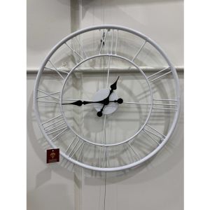 Metal White Clock
