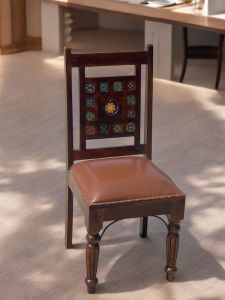 Wooden Tile Fitted Chair