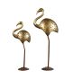 Floor Standing Iron Swan (Set of 2)