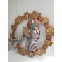 Iron PTD Ganesh Wall Decor