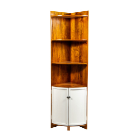 Corner Bookshelf Cabinet