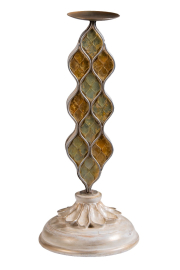 Mosaic Pillar Candle Holder