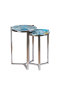 Blue City Round Nested Table